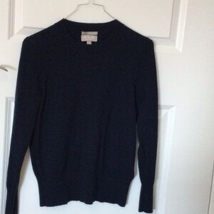 Navy Blue Cashmere Sweater by J Crew